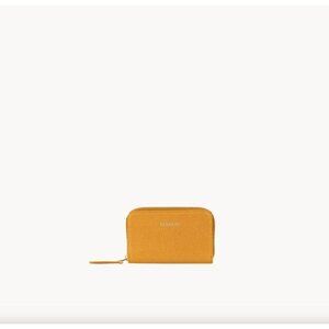 Senreve Card Wallet Pebbled/Turmeric/Gold Womens Size OS